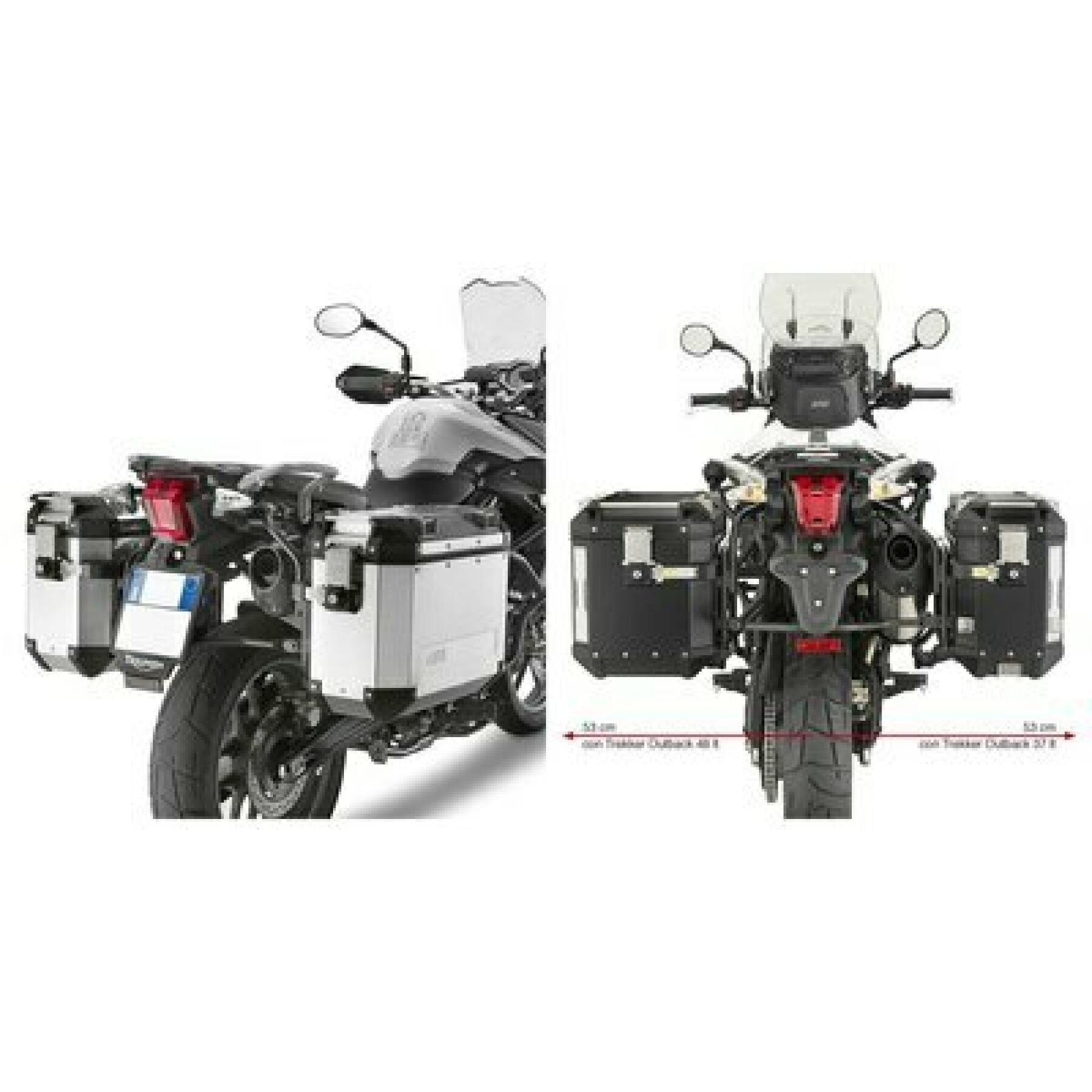 Motorfiets zijbaksteun Givi Monokey Cam-Side Triumph Tiger 800/800 Xc/800 Xr (11 À 17)