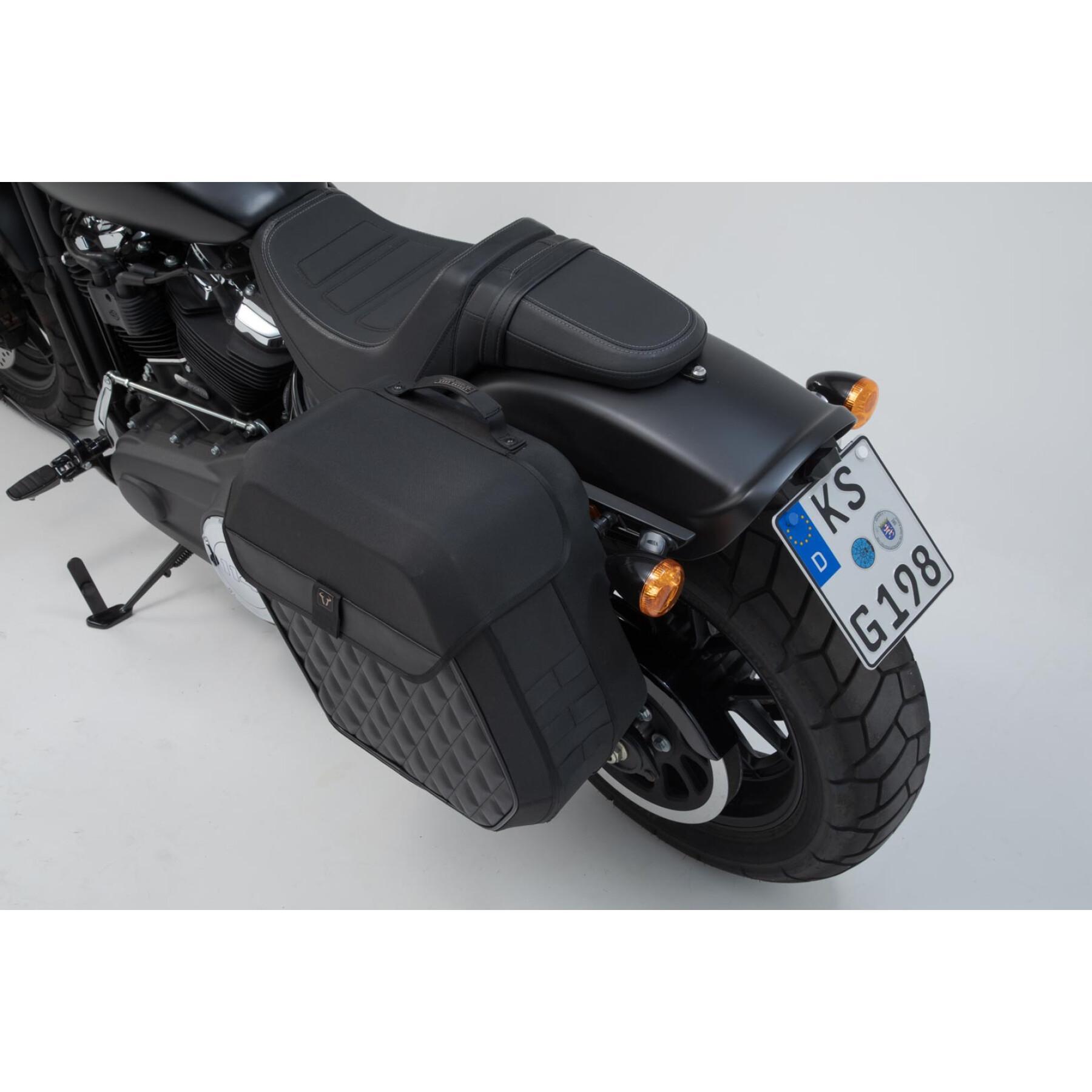 Motorfiets zijtas houder lh legend versnelling SW-Motech Harley-Davidson Softail Fat Bob (17-).