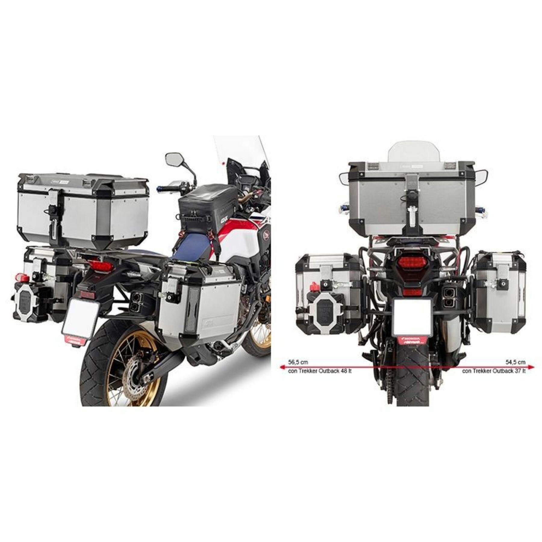 Motorfiets zijbaksteun Givi Monokey Cam-Side Honda Crf 1000 L Africa Twin (16 À 17)