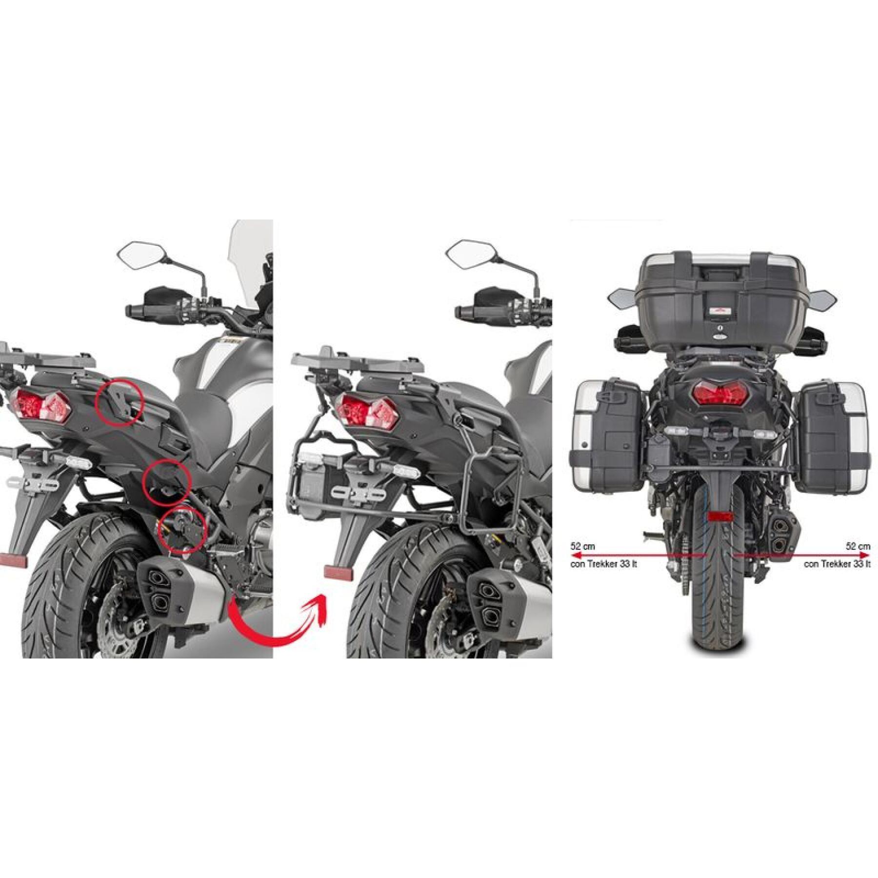 Snelle motorfiets zijspanhouder Givi Monokey Kawasaki Versys 1000 (19 À 20)