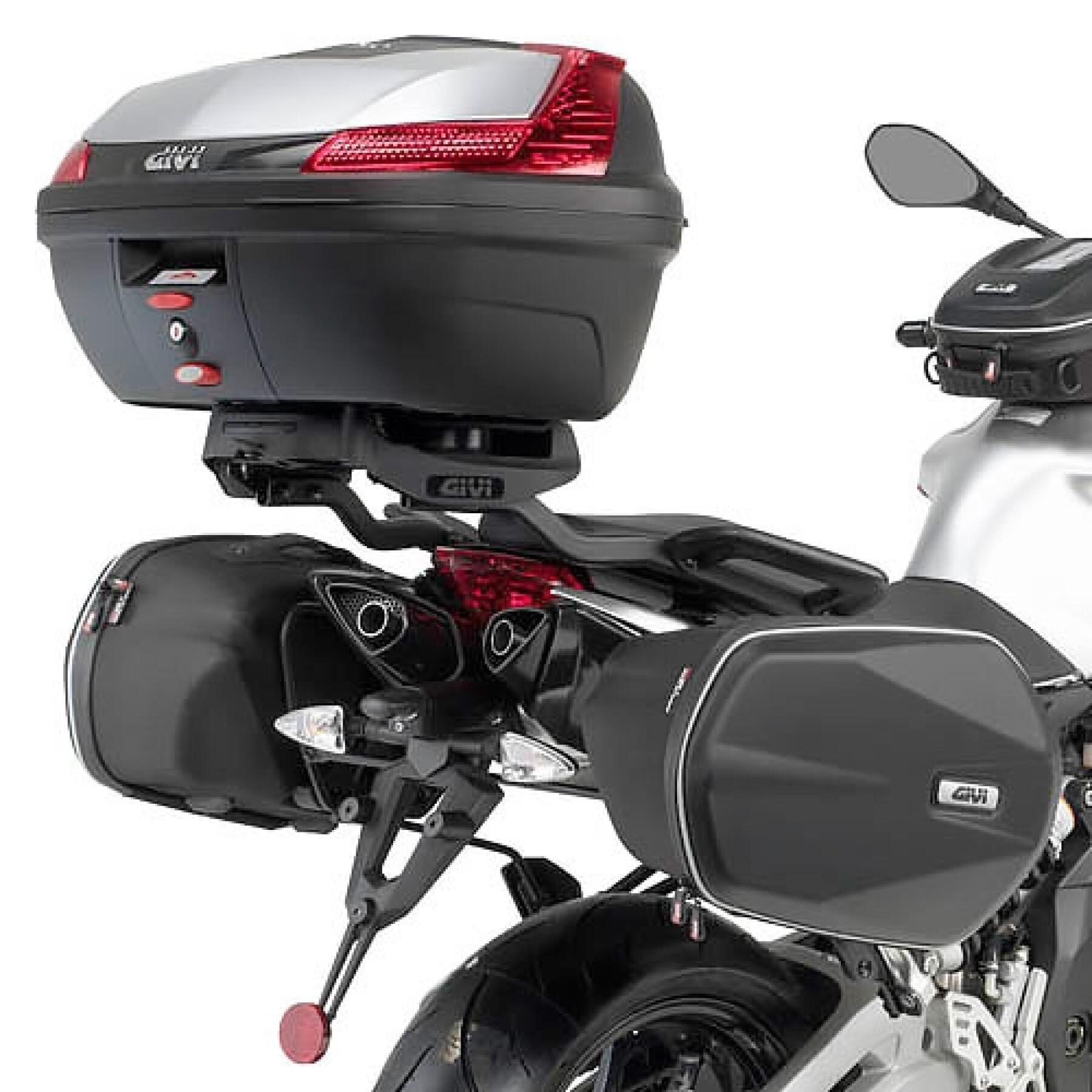 motorfiets bagagekoffers Givi Easylock Aprilia Shiver 750/900 ABS (10 à 20)